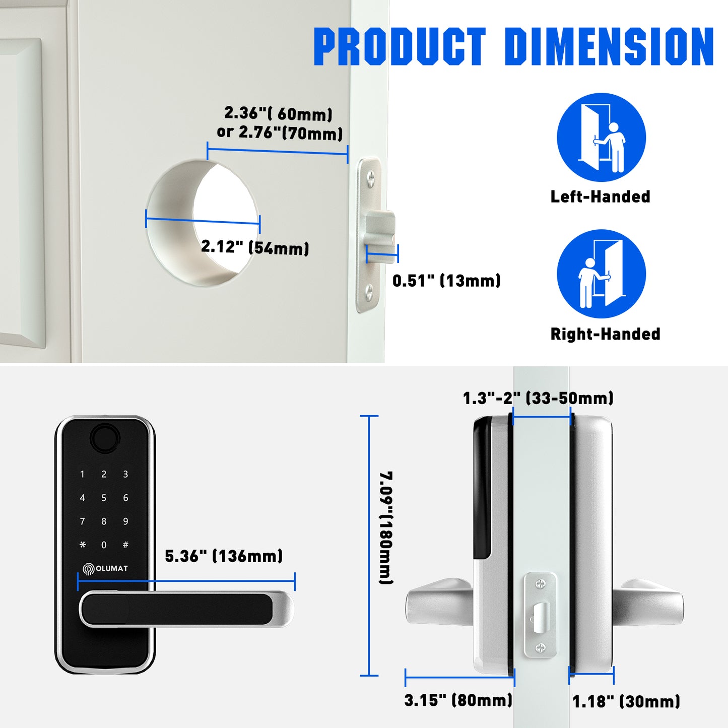 OLUMAT Smart Door Lock B28