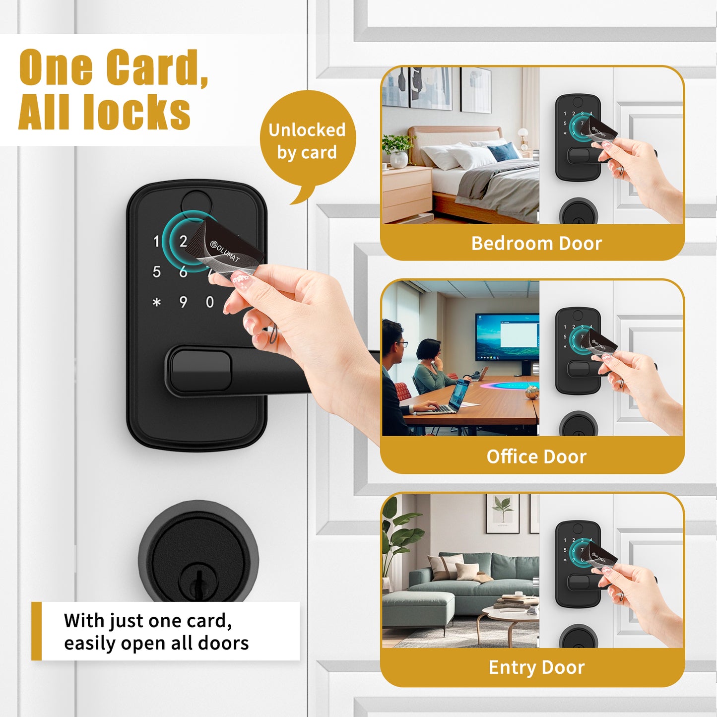 OLUMAT Smart Door Lock B35