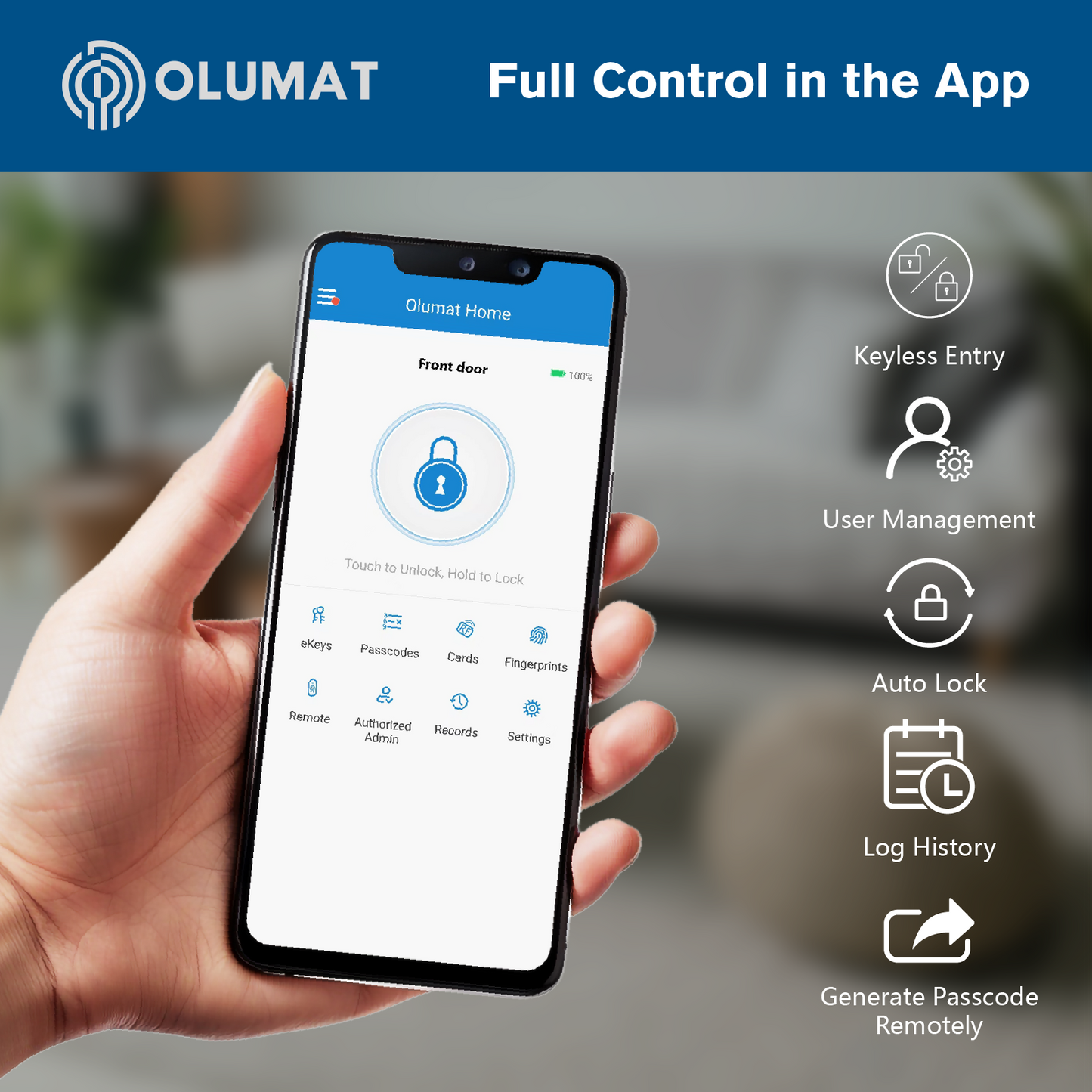 OLUMAT Smart Door Lock B36