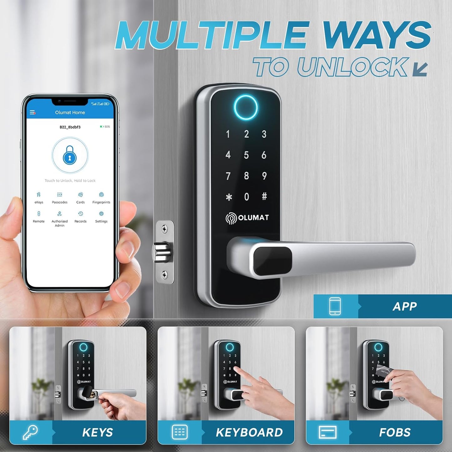 OLUMAT Smart Door Lock B22